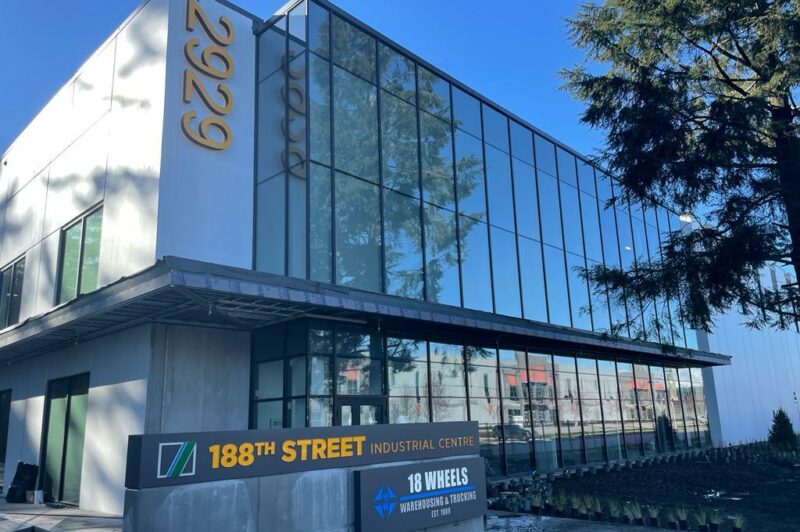 exterior shot of 18 Wheels warehouse