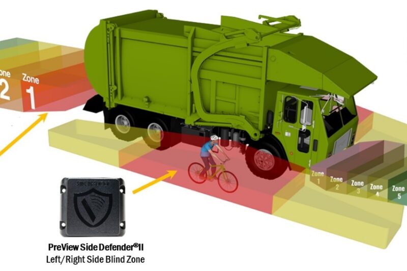 Mack LR safety sensors