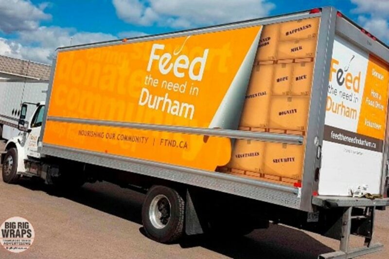 Picture of a Feed the Need in Durham truck