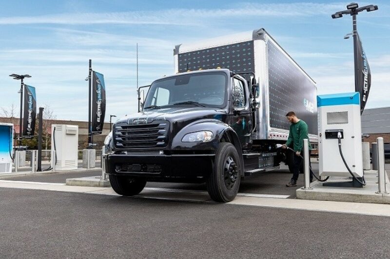 ‘Truck stop of the future’ designed for EVs to be built on Daimler land in Michigan article image