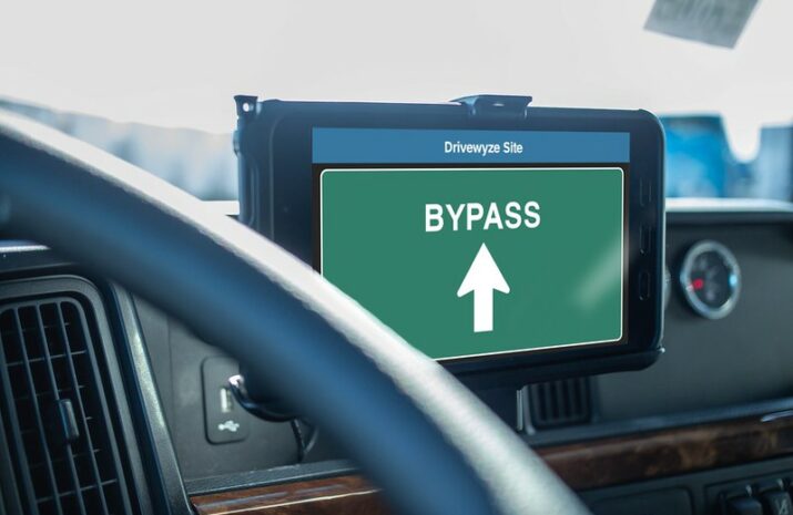 Drivewyze's bypass indicator
