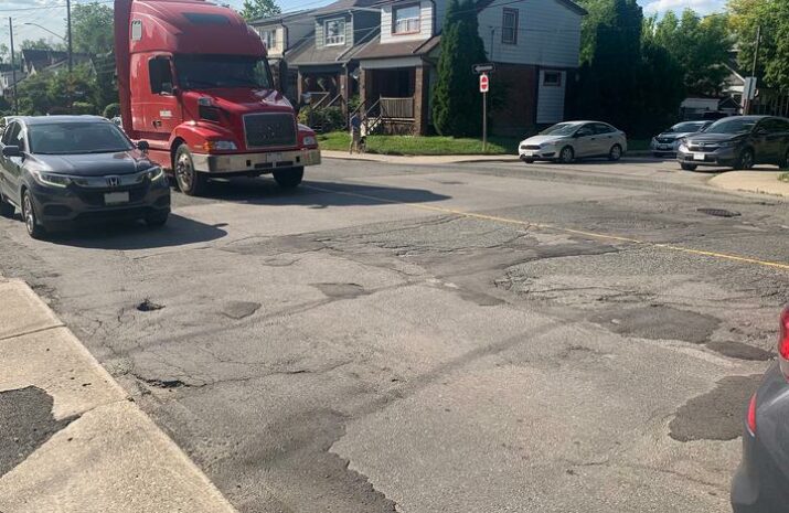 Hamilton’s Aberdeen Ave. dubbed Ontario’s worst road article image