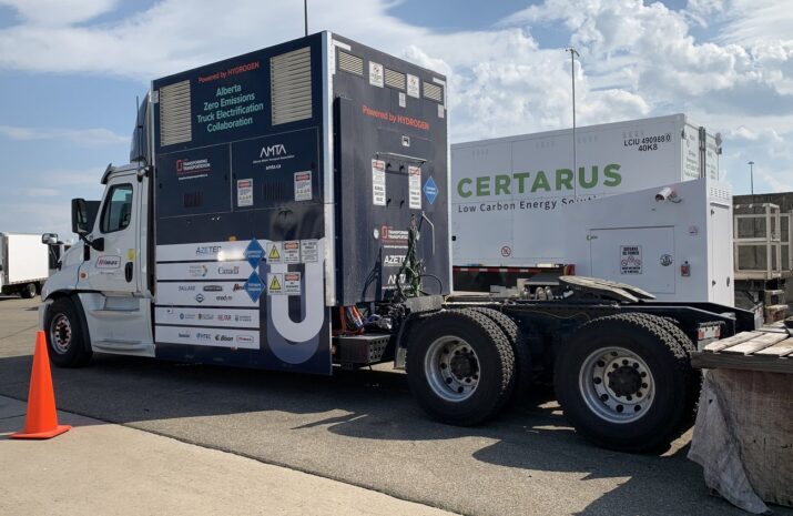 Picture of an electric truck