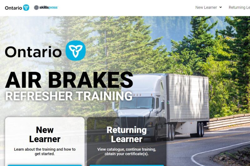 Ontario's new air brake endorsement renewal process is big improvement article image