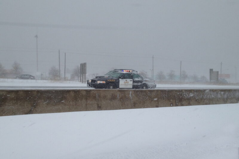 Wintry scene in Ontario