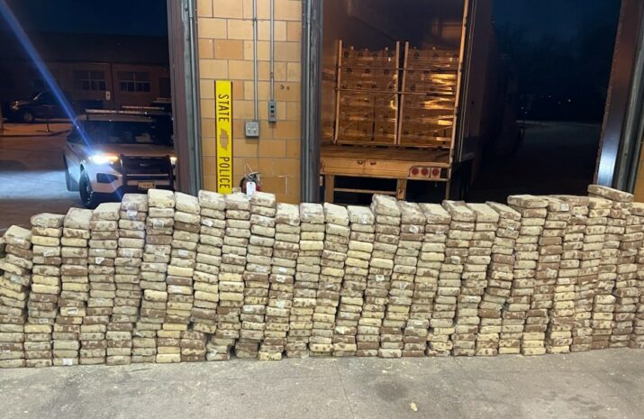 Cocaine seized from truck