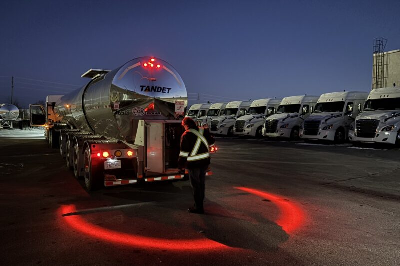 A driver works within Tandet Group's 'ring of safety'