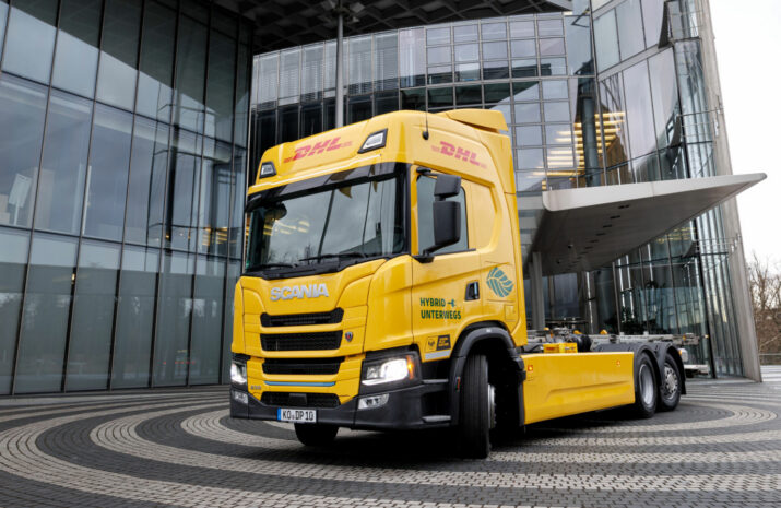 DHL, Scania testing electric truck with fuel-powered range extender article image