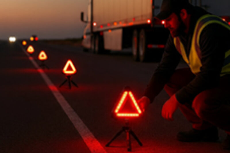JJ Keller's triangle road lights