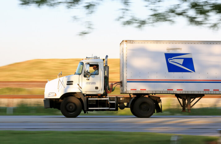 Postal Service truck